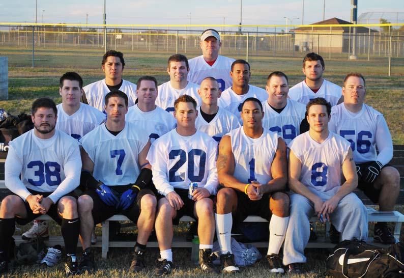 SPORTS NEWS The AF Reserve White team finished the regular season undefeated at 6-0, earning a top seed in the intramural playoffs.