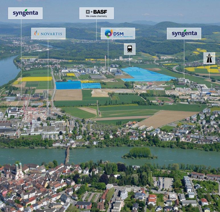ONE LOCATION MANY OPPORTUNITIES Syngenta greenhouse in Stein Chromatography at Syngenta in Stein AROUND 300,000 M² FOR YOUR EXPANSION With almost 300,000 m² of space in