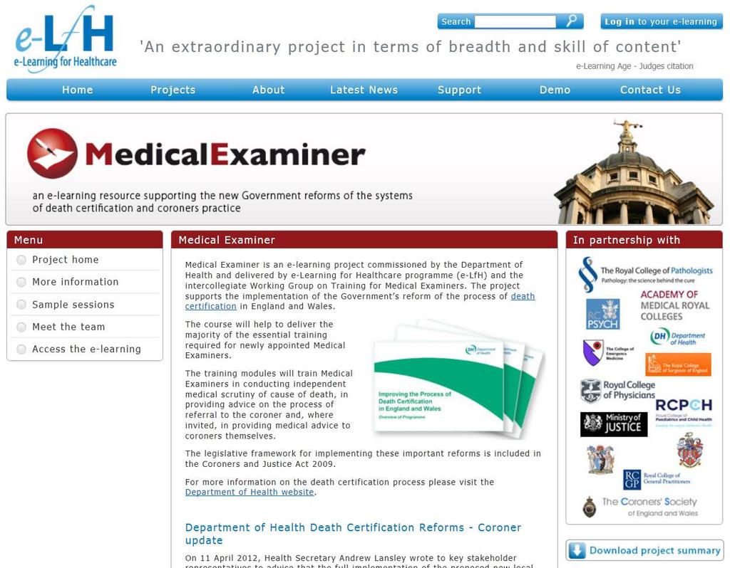 Training medical examiners http://www.