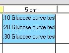 If you want to enter orders for a treatment needing to be completed every minutes within a single hour for example, a glucose curve test every 10 minutes you would need to add a separate treatment