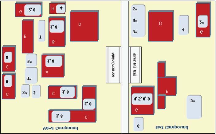 Figure 2: PAE Operations and Maintenance Work Locations at Embassy Kabul* Utility Systems Buildings 1 Elevators A. Chancery 2 Electrical generators B. Chancery Annex 2* Future electrical generator C.