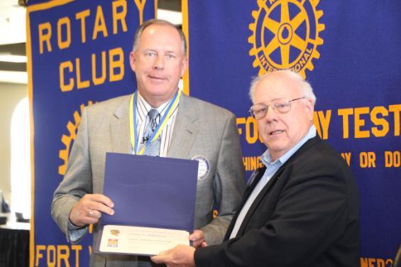 New Paul Harris Fellows At our April 1 meeting, Denny Williamson was recognized as a Paul Harris Fellow.