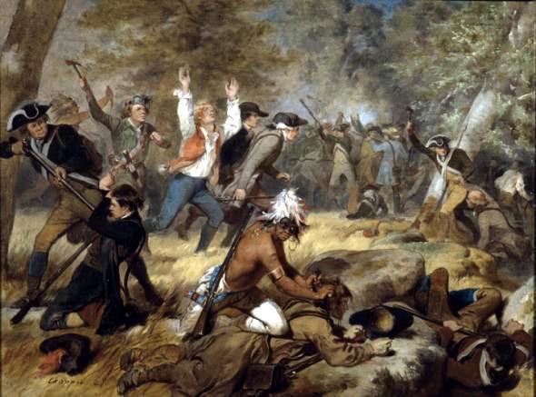 The Wyoming Massacre 1100 British, Loyalists, and Indians attacked near present day Wilkes-Barre and ordered