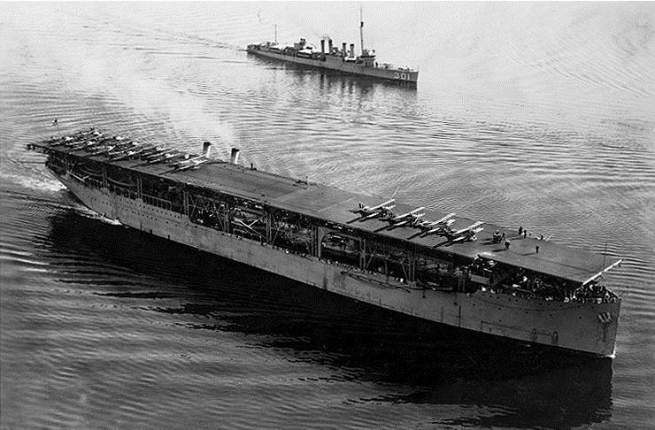 USS Langley, the first American aircraft