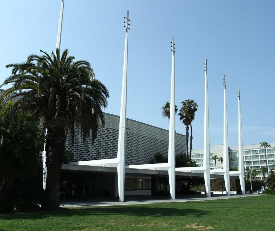 Executive Summary Santa Monica Civic Auditorium, primary (north) elevation, looking southeast.