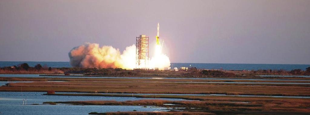 TacSat-3 Minotaur Launch from Wallops Island Space Flight Facility, May 19th, 2009 Photo courtesy of NASA locate materials that are observed when the sunlight is reflected or refracted off the