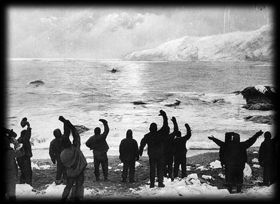 Back to Elephant Island Shackleton s attention now turned to rescuing the remaining 22 Endurance crew that were on Elephant Island.
