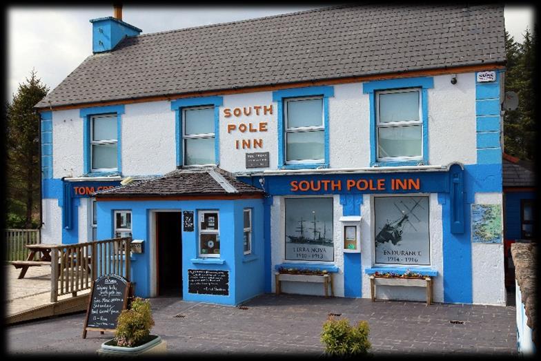 Retirement When Tom Crean retired from the Royal Navy, he returned to his native Annascaul. He opened a pub called The South Pole Inn.