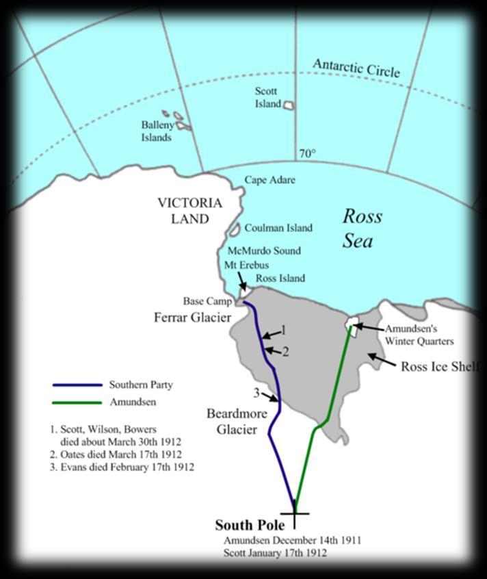 Reaching the South Pole To make it easier for Captain Scott s party to reach the South Pole, the expedition left depots of supplies along the route so that the