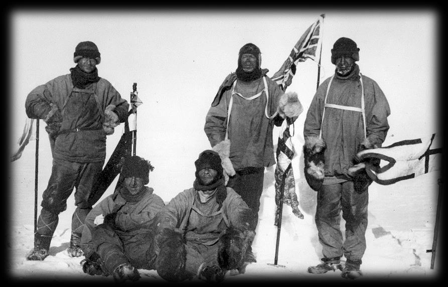 Reaching the South Pole On 17 th January 1912, Scott and his party reached the South Pole however, they weren t the first to get there. They found Amundsen s tent, a Norwegian flag and some supplies.