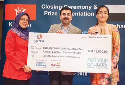 The programme benefi ted over 10,000 students in both Pahang and Kelantan schools this year.