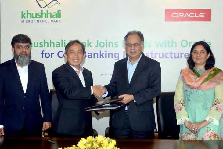 Khushhali Microfinance Bank Boosts Core Banking Operations with Oracle Khushhali Microfinance Bank Limited has selected Oracle Engineered Systems as part of the ongoing IT infrastructure upgrade