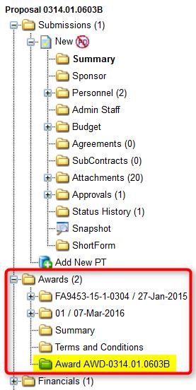 AT > Award Increment Statuses The AT module in era is used to manage workflow for an award increment beginning from logging to project set up in SPA.