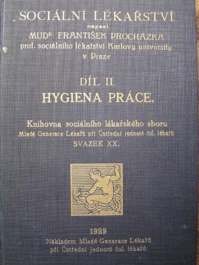 Nr. 99/1932 about indemnity of occupational diseases) 1932 established first Department of Occupational Diseases