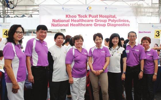 UPDATES 04 Cross-institutional partnership brings greater health awareness to Sembawang residents National Healthcare Group Polyclinics collaborated with