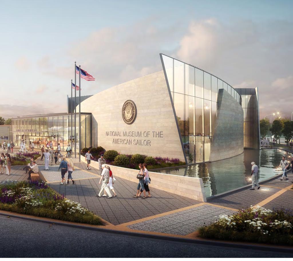 4.2 DEVELOPMENT CAMPAIGN Featuring exhibits focused on the history and culture of the Navy, the National Museum of the American Sailor is a world-class destination dedicated to the celebration of the