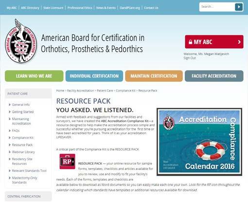 www.abcop.org We have several great privileging resources in our Accreditation Resource Pack.
