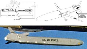 U.S. GUIDED MISSILE, AIR-TO-SURFACE, CALCM, AGM-86C FMU-139A/B, NOSE & TAIL, IMPACT A/A48K-1(V)2 COMMON STRATEGIC ROTARY LNCHR. (.