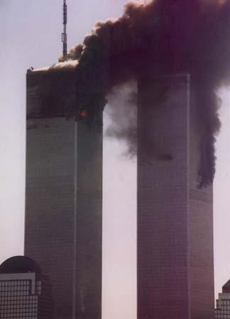 3. FIRES WERE ALMOST SELF-EXTINGUISHED: The smoke billowing from the towers deteriorated into a slow thick black pall, indicating an oxygenstarved
