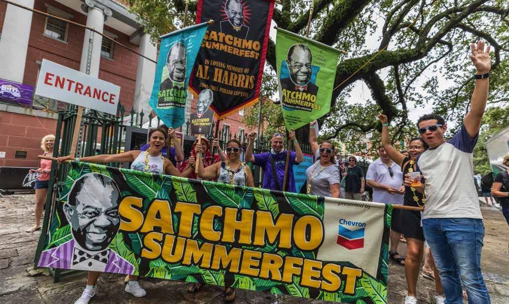Festivals Satchmo SummerFest Chevron supports local festivals and arts programs to inspire people, promote culture and tourism, celebrate diversity, stimulate economic growth, and fuel the social