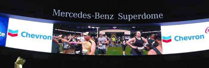 Champions Square and finish on the 50-yard line of the Mercedes-Benz