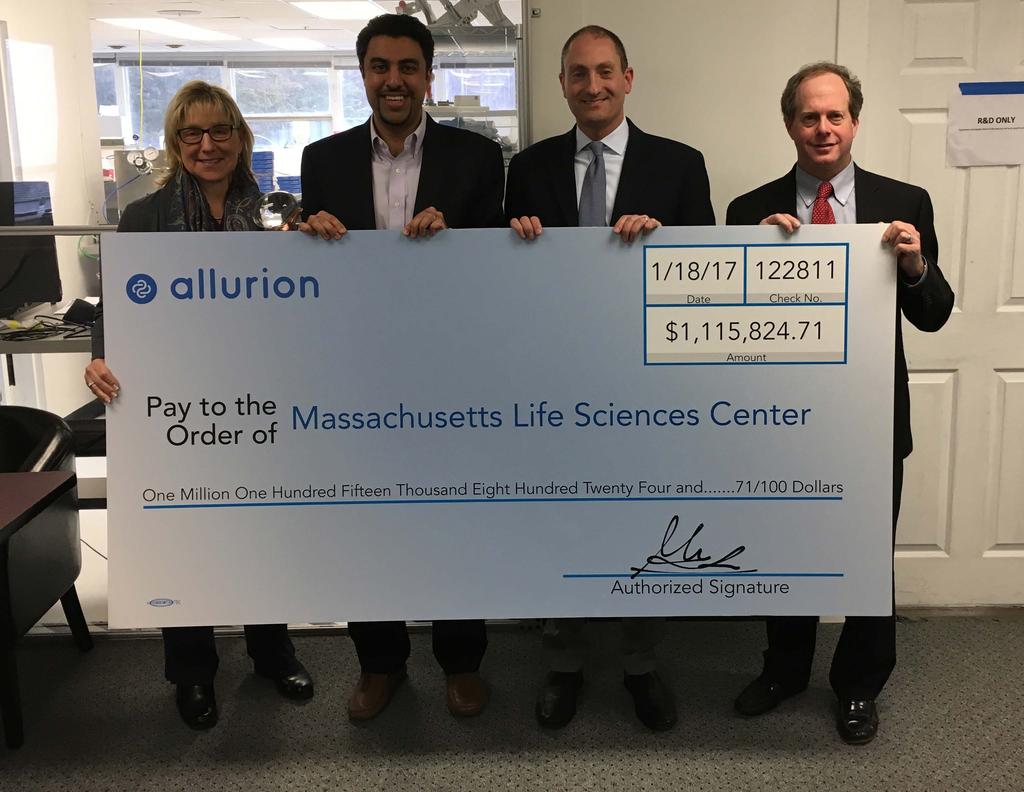 16 ACCELERATOR REPAYMENTS IN FY2017 Through the MLSC s Accelerator Loan Program, 32 early stage life sciences companies have been awarded loans to advance a company s product commercialization.