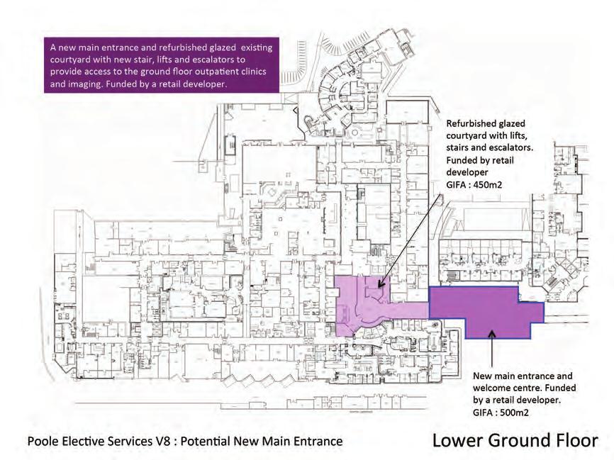 Hospital Lower Ground Floor Site Plan