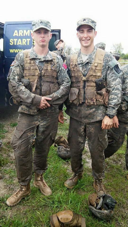 Cadet Initial Entry Training: Where Basic Soldier Skills and Leadership is Learned Left: Cadet Emerson Dresser (on the right) is a junior Emergency Management major at Saint Louis University.