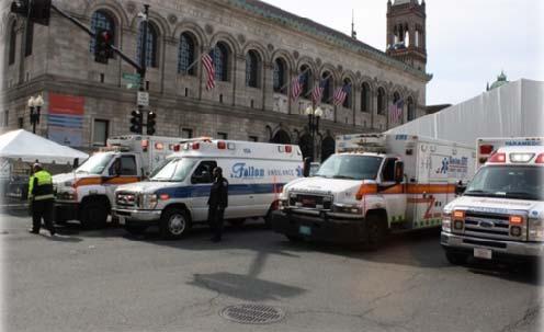 Due to the nature of the event, there were initial challenges with scene management and patient triage and transport once the explosions turned the marathon into a tactical response operation.