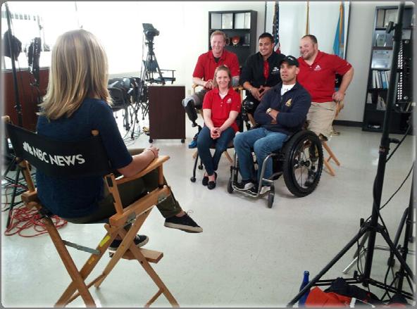 One example of these supportive resources in action involved a group from Team Semper Fi and the America s Fund, which are non-profit organizations that have traditionally supported wounded and