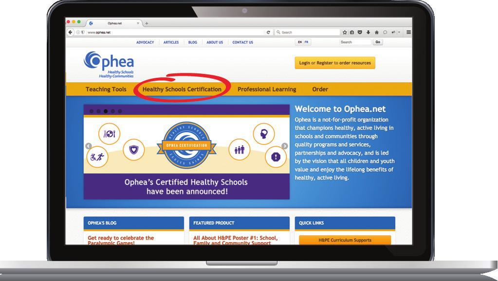 Contact Us Ophea is here to help! It takes a team to build a healthy school and Ophea wants to be a part of yours!