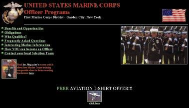 Find us online... www.usmc.mil and... www.marineofficer.