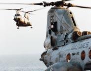 The Marines only take the best, and Aviation is no different. The payoff, though, is big. TRAINING AND DESCRIPTION OF THE SPECIALTY The job of the CH-46 pilot is to carry Marines to their destination.
