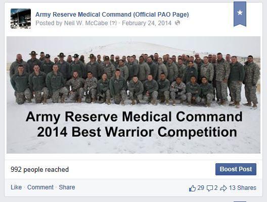 Best Warrior Competition, 2014 Many