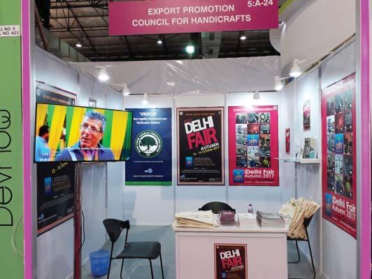 EPCH sets up publicity booth at HGH India 2017 HGH India; 4 th - 6 th July 2017; Mumbai Visitors to HGH India, held in Mumbai from 4-6 July 2017, learnt more about IHGF Delhi Fair through a publicity