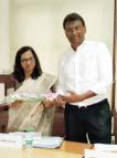 Karan Jetwani, prominent member exporter from Mumbai (International Trade Linker); Taxation expert, Mrs. Puloma Dalal from Puloma Dalal & Co.; Mr. Shashank Pant from Amazon Global; and Mr.