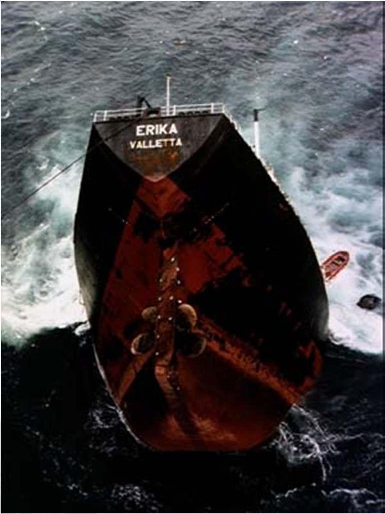The European Maritime Safety Agency (EMSA) Background: Post Erika (2002: EMSA established, started in 2003); Post Prestige (2004: new Task Marine Pollution Preparedness &