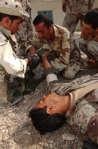 Task Force Liberty trains Iraqi combat lifesavers By Staff Sgt.