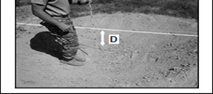Appendix G Step 8. Measure for D G-62. D is determined by first identifying the lowest point of the crater (typically, but not always, near the center).