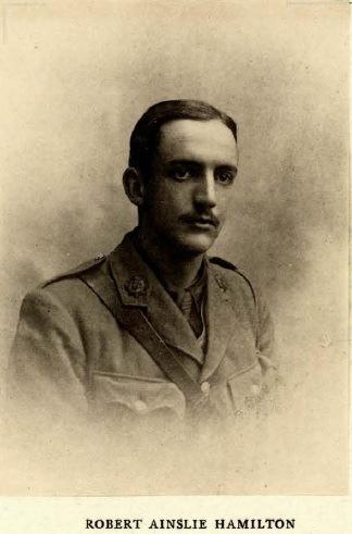 Lieutenant Robert Ainslie Hamilton Birth and Family Robert Ainslie Hamilton was born on August 13 th 1894 in Liverpool, the son of Dr.