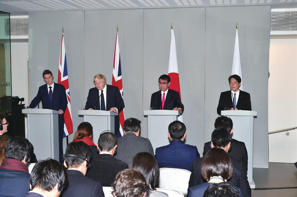 Special Feature Special Feature & 3rd Japan-UK Foreign and Defense Ministerial Meeting Secretary of State for Defence Williamson 2 On December 14th, Minister of Defense Onodera and Minister for