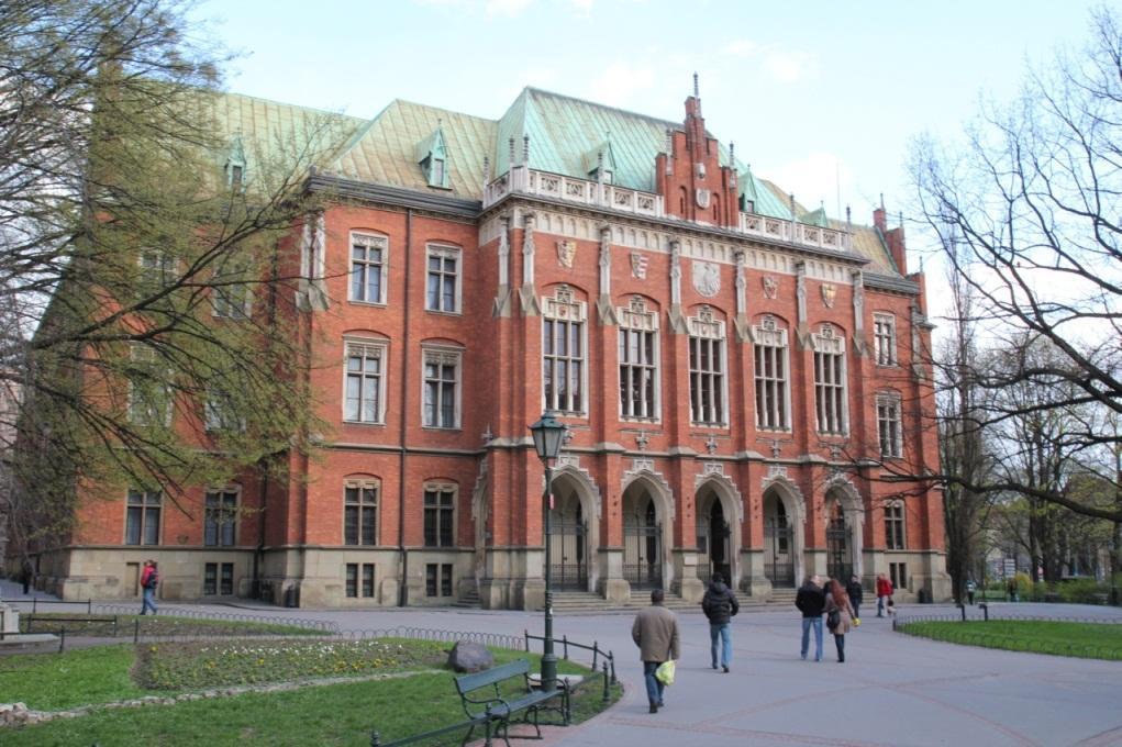 Jagiellonian University in Kraków 15 Faculties Law and Administration Philosophy Histor Philology Polish Studies Management and Social Communication International and Political Studies Mathematics