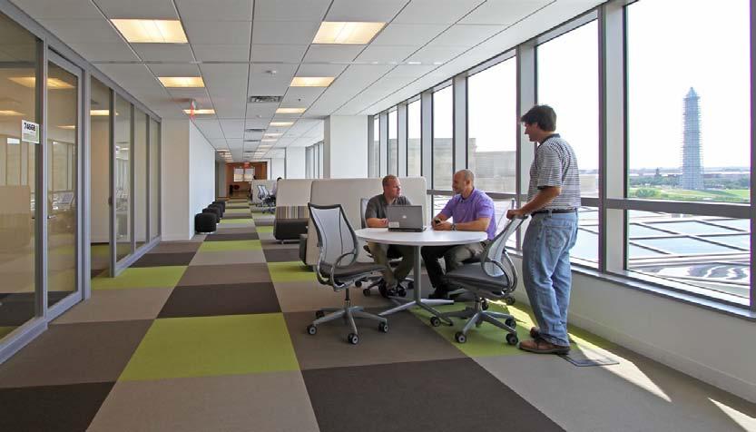 1800 F Features Activity-based design Daylight, views Telework + Hoteling Shared space