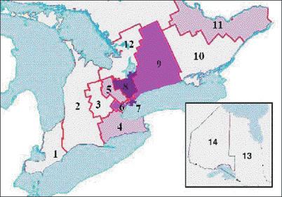 Appendix C. Numbers of Internationally Educated Nurses by Local Health Integration Network (LHIN) LHIN Geographic Area 1. Erie St. Clair (n=179) 8. Central (n=1,525) 2. South West (n=320) 9.