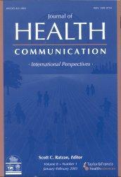 The Evidence for the Value of Information Over 14 years of research in the peer reviewed Journal of Health Communication had measurable