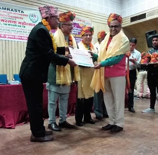 Prestigious Indo-Nepal Samrasta Award GUJARAT TECHNOLOGICAL UNIVERSITY Awards & Recognition Prof. (Dr.