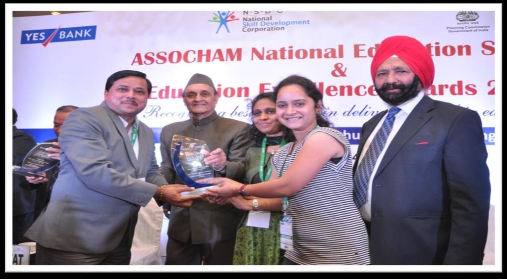 ASSOCHAM Education Excellence Awards, February 19, 2014 On February 19 2014, GTU was awarded Best Higher Education Institute/ University of the Year at Hotel Shangri-La, Janpath, New Delhi Organized
