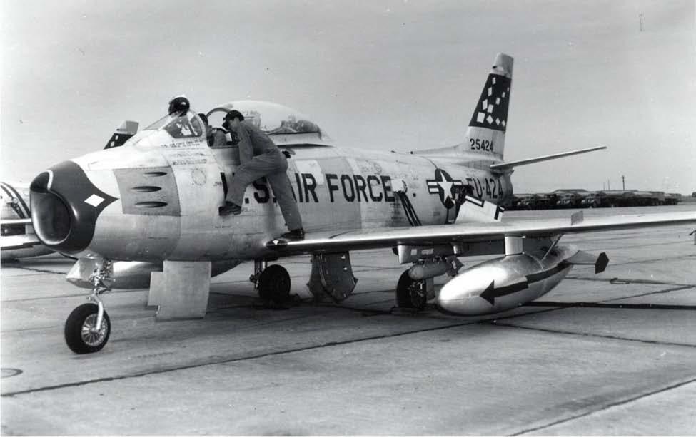 Wolff 16 After tomorrow, the Advocate reported on June 30, Foster will shelter two fighter-bomber groups of F-86-F s, trained to serve on TAC missions were directed.
