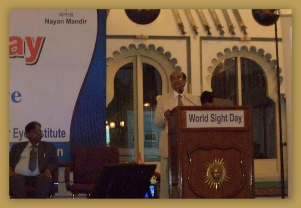 A paper on Cost Effective Optometry Participation was presented by Rajesh