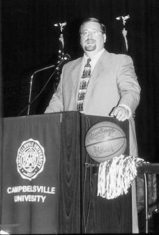 New director of athletics sees Campbellsville as opportunity of a lifetime BY SCOTT MOONEY, SPORTS INFORMATION DIRECTOR 14 The evidence of enthusiasm and sincerity are easy to see when Rusty
